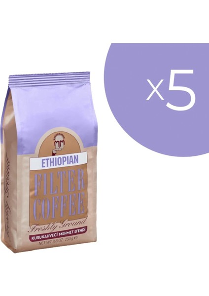 250 gr Ethiopia Filtre Kahve 5'li