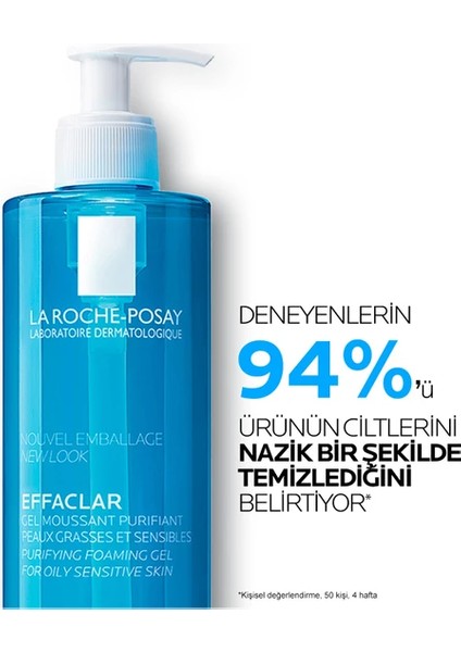 La Roche Posay Effaclar Yağlı ve Akneye Eğilimli Ciltler Için Yüz Temizleme Jeli 400 ml