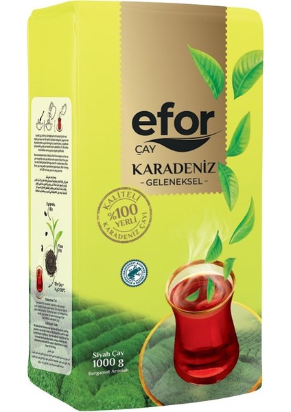 Efor Geleneksel Karadeniz Çayı 1 kg