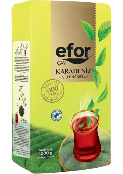 Efor Geleneksel Karadeniz Çayı 1 kg