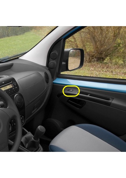 Citroen Nemo 2008-2017 Sağ Ön Kapı Cam Açma Düğmesi Çerçeveli