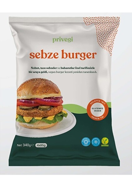 Sebze Burger 340 G