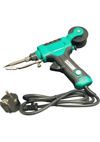 PJ-043 Lehim Makaralı 60WATT Isı Ayarlı Tabanca Havya Düz Uçlu