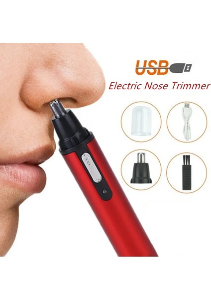 Koyu Mavi Tarzı Şarj Edilebilir Saç Düzeltici Uygulama Tıraş Makinesi Epilasyon Makası Elektrikli Burun Düzeltici Yüz Düzgün Temiz Düzeltici Tıraş Bıçağı Bakım Aracı (Yurt Dışından) fırsatları