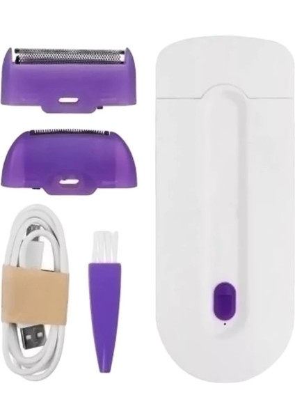 USB Stili Elatric Epilasyon Makinesi Güzellik Akülü Yüz Kol Bacaklar Epilatör Painle Tüm Vücut Tüy Dökücü Tıraş Epilatör (Yurt Dışından)