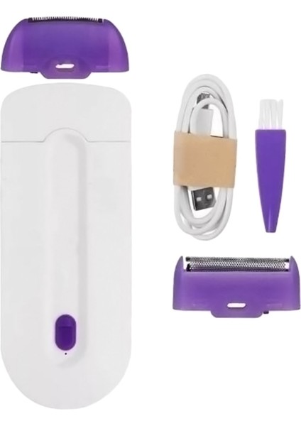 USB Stili Elatric Epilasyon Makinesi Güzellik Akülü Yüz Kol Bacaklar Epilatör Painle Tüm Vücut Tüy Dökücü Tıraş Epilatör (Yurt Dışından)