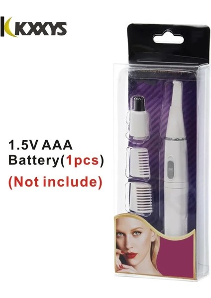 AE824 1 Set Stili Çok Fonksiyonlu 2'si 1 Arada Yüz Saç Düzeltici Burun Kulak Saç Tıraş Makinesi Kaldırma Kaş Kazıyıcı Güvenli Yüz Bakımı Jilet Temizleyici (Yurt Dışından)