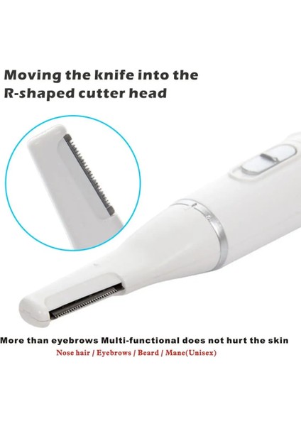 AE824 1 Set Stili Çok Fonksiyonlu 2'si 1 Arada Yüz Saç Düzeltici Burun Kulak Saç Tıraş Makinesi Kaldırma Kaş Kazıyıcı Güvenli Yüz Bakımı Jilet Temizleyici (Yurt Dışından) fiyatları