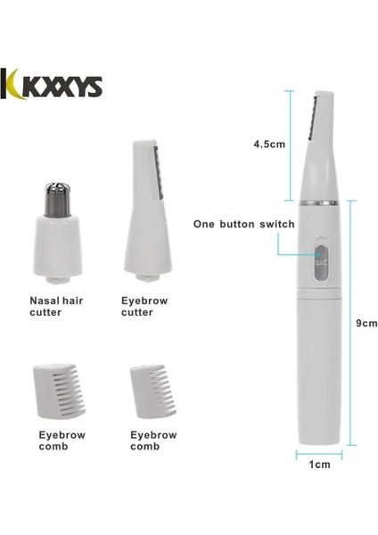 AE824 1 Set Stili Çok Fonksiyonlu 2'si 1 Arada Yüz Saç Düzeltici Burun Kulak Saç Tıraş Makinesi Kaldırma Kaş Kazıyıcı Güvenli Yüz Bakımı Jilet Temizleyici (Yurt Dışından) indirimleri