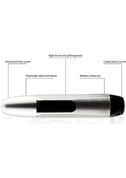 Burun Kılı Düzeltici Stili Burun Epilasyon Güzellik Aracı Burun Saç Düzeltici Kolay Taşıma Su Geçirmez Erkek Kadın Evrensel Kulak Saç Temizleyici Tıraş Cihazı (Yurt Dışından) fırsatları