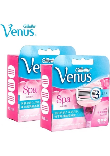 6 Bıçak Stili Orijinal Gillette Venus Spa Breeze Güvenlik Tıraş Bıçağı Bıçakları Kadın Epilasyon Kızı Için Yedekler Vns Tıraş Makinesi Tüy Dökücü Kılavuzu (Yurt Dışından)