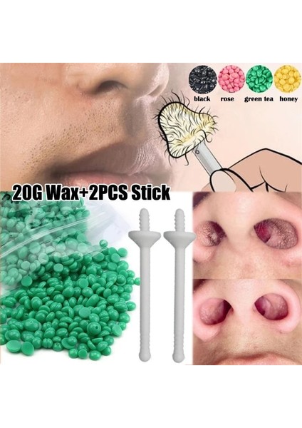 SIYAH-50G Tarzı Burun Epilasyon Taşınabilir Ağda Kiti Erkekler ve Kadınlar Için Etkili ve Güvenli Burun Saç Düzeltici Yüz Saç Kaldırma Kol Temizleme Aracı (Yurt Dışından) fiyatları