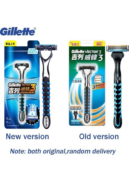 Vector3 Jilet Sadece Stil Gillette Sensor Excel Erkek Tıraş Bıçağı Kafaları Değiştirin Yüz Sakal Tıraş Epilasyon Çift Katmanlı Tıraş Bıçağı Vector3 Tıraş Bıçağı (Yurt Dışından)