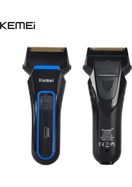 KM-2024 Stili Km Elektrikli Tıraş Makinesi Erkekler Ikiz Bıçak Su Geçirmez Pistonlu Akülü Jilet USB Şarj Edilebilir Tıraş Makinesi Berber Giyotin (Yurt Dışından) modelleri