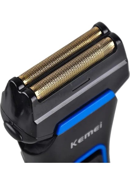 KM-2024 Stili Km Elektrikli Tıraş Makinesi Erkekler Ikiz Bıçak Su Geçirmez Pistonlu Akülü Jilet USB Şarj Edilebilir Tıraş Makinesi Berber Giyotin (Yurt Dışından) fırsatları