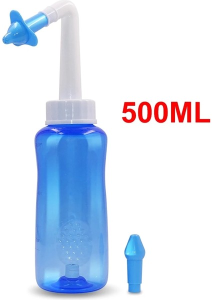 Burun Temizleyici 500ML Stili Neti Pot Burun Yıkama Nazal Irrigator Temizleyici Burun Koruyucu Nemlendirir Meme Temizleme Alerjiden Kaçının Rhinitus Durulama ml (Yurt Dışından)