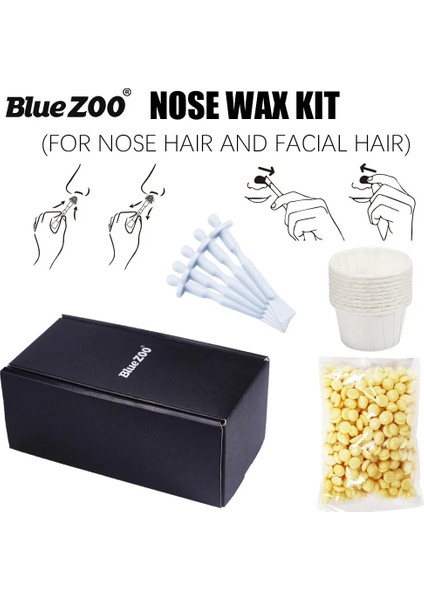 Kutu Stili ile Mum Kiti Taşınabilir Ağda Kiti Burun Epilasyon Balmumu Kiti Burun Epilasyon Kozmetik Aracı Burun Saç Düzeltici Hediye Baba Için (Yurt Dışından) fiyatları