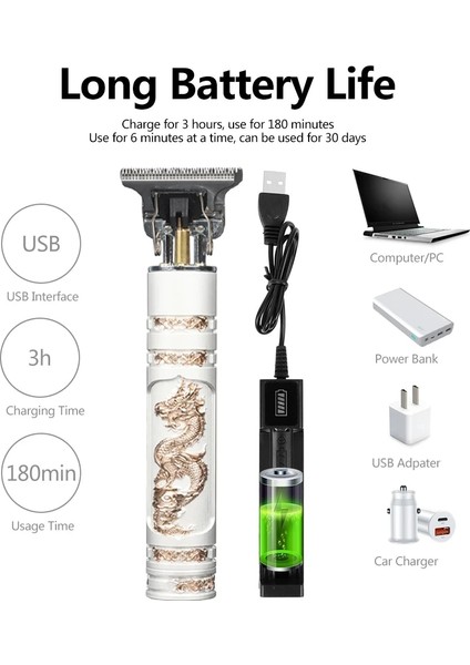 No.77 Stili Erkekler Için T9 T9 Elektrikli Saç Kesme Makinesi Profesyonel Sakal Tıraş Makinesi Berber Dükkanı Saç Kesimi Makinesi Saç Şekillendirici (Yurt Dışından)
