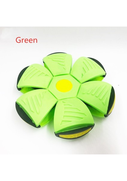 LED Tarzı ile Yeşil LED Uçan Ufo Düz Fırlatma Disk Topu ile LED Işık Oyuncak Çocuk Açık Bahçe Basketbol Oyunu Fırlatma Ufo Disk Topları (Yurt Dışından)