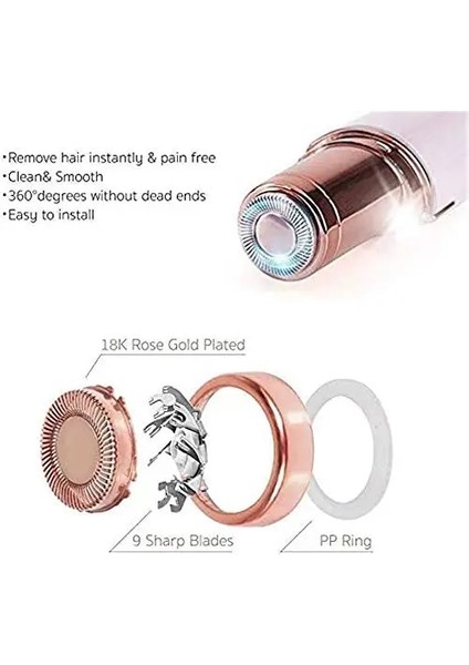 6 Adet 4 Adet Kadın Epilatör Yedek Başlıkları (Yurt Dışından) modelleri