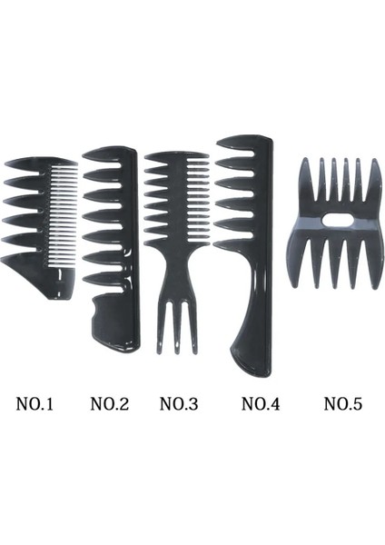 No.4 Tarzı Yeni Geniş Dişler Dayanıklı Saç Fırçası Çatal Tarak Erkekler Sakal Kuaförlük Fırça Berbershop Şekillendirici Aracı Salon Kullanım Malzemeleri (Yurt Dışından)
