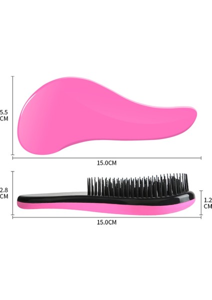Pembe Stil Anti-Statik Masaj Saç Fırçası Profesyonel Şekillendirici Düğüm Tarak Arapsaçı Detangle Duş Kıvırcık Saç Fırçası Tarak Salon Saç Aksesuarları (Yurt Dışından) fiyatları