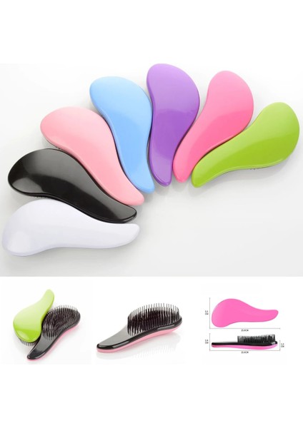 Pembe Stil Anti-Statik Masaj Saç Fırçası Profesyonel Şekillendirici Düğüm Tarak Arapsaçı Detangle Duş Kıvırcık Saç Fırçası Tarak Salon Saç Aksesuarları (Yurt Dışından) modelleri