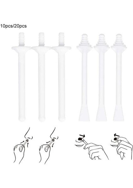 2 KAFA-20PCS Tarzı Balmumu Sopa Plastik Çok Fonksiyonlu Smear Burun Epilasyon Araçları Ağda Ahşap Çubuklar Ahşap Profesyonel Tüy Alma Aksesuarları (Yurt Dışından)