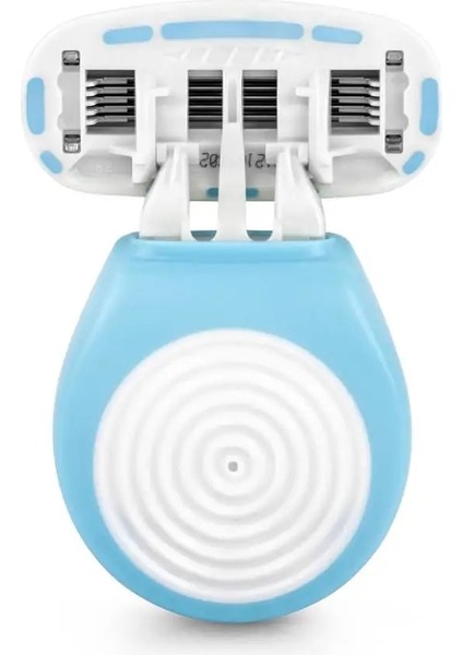 2 Bıçak Stili Qshave Yeni Kadın Jilet Mini Taşınabilir Tıraş Yele Bacak Saç Özel Vücut Manuel Jilet 5 Katmanlı Bıçak Bayan Jilet ile Kılıf (Yurt Dışından) fırsatları