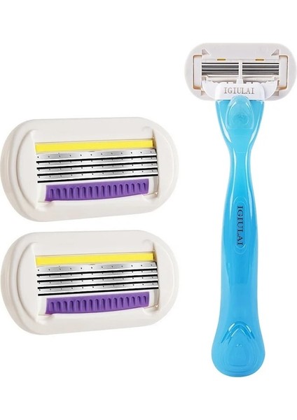 1 Sap 3 Bıçak Stili Kadınlar Için Tıraş Bıçakları Güvenlik Epilasyon Bıçağı Lady Tıraş Bıçakları Tıraş Makinesi Yedek Kafası Için Uyumlu Gillettee Venuse (Yurt Dışından)