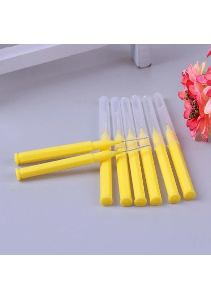 Sarı Stil Ack Floss Sticks Tooth Flossing Head Hygiene Dental Plastic Toothpick Interdental Brush Cleaning Oral Health (Yurt Dışından) fırsatları