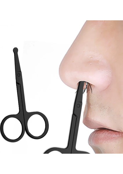 Gümüş Tarzı Burun Saç Veya Mini Paslanmaz Çelik Yuvarlak Kafa Güzellik Düzeltici Burun Saç Düzeltici Taşınabilir Ergonomi Burun Saç Kesici (Yurt Dışından) modelleri