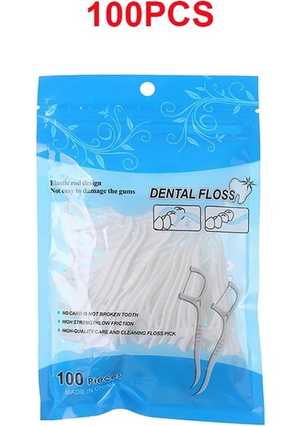 Fildişi Tarzı Adet Diş Seçtikleri Kürdan Diş Çubuğu Diş Temizleme Diş Arası Fırçası Dental Flok Ağız Hijyeni Bakımı Dental Reline (Yurt Dışından)