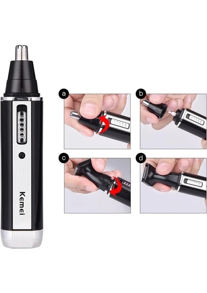 Paket Stili Var Profesyonel Elektrikli Şarj Edilebilir Burun ve Kulak Saç Düzeltici Tıraş Makinesi Erkekler Için Tapınak Kesim Kişisel Bakım Araçları (Yurt Dışından) indirimleri