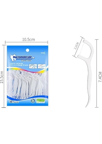 Beyaz Stil Çanta Tek Kullanımlık Dental Floks Diş Çubuğu Interdental Fırça Diş Pensesinde Ağız Bakımı Sakız ve Diş Temizleme Yeni (Yurt Dışından) fırsatları