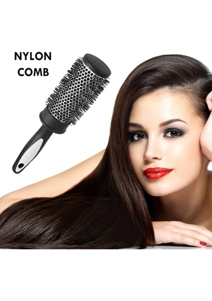 Bir Stil Saç Şekillendirici Saç Fırçası Naylon Tarak Silindir Kıvırcık Saç Haddeleme Tarak Termal Alüminyum Tüp Yuvarlak Varil Saç Tarak Kıvırcık Aracı (Yurt Dışından) modelleri