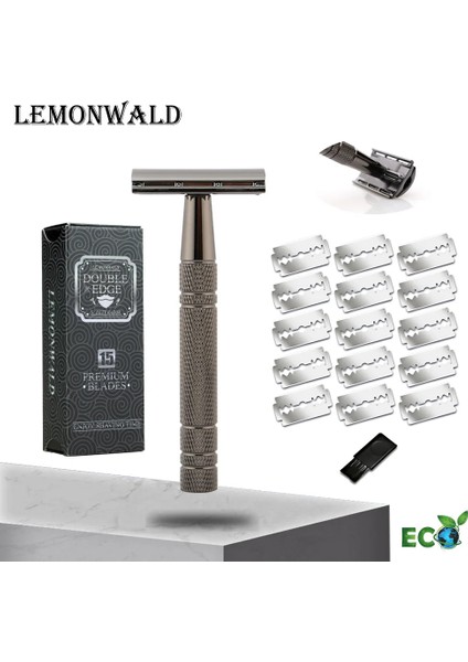 Gül Altın Ustura Tarzı Lemonwald Çift Kenarlı Güvenlik Tıraş Bıçağı Islak Tıraş Tıraş Bıçağı Tüm Standart Tıraş Bıçağı Erkekler Için Hediye Için Clauitable (Yurt Dışından) modelleri
