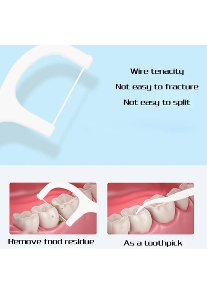 High Tensile Dental Floss Stick Portable Dental Care Flossing Tooth Gap Cleaner Toothpick 4 Bag Floks For Kids (Yurt Dışından) modelleri
