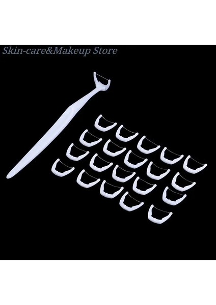 Beyaz Stil 1 Tutucu ve Diş Kürdan Flosser Oral Için Derin Temiz Diş Iplik Flok Flok Dişler Arası Fırça Diş Çubuğu (Yurt Dışından)