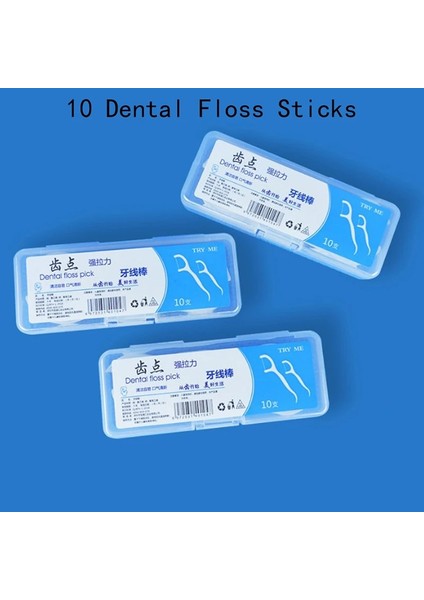 Box Dental Floss Flosser Picks Teeth Toothpicks Stick Tooth Clean Oral Care 7.4cm Random Package (Yurt Dışından)