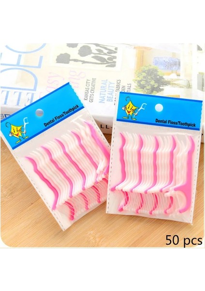 Nude Tarzı Diş Ipi Interdental Fırça Diş Çubuğu Çok Tek Kullanımlık Dentathpicks Flok Pick Oral Sakız Diş Temizleme Bakımı (Yurt Dışından)