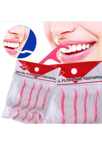 25 Adet Tarzı Adet Diş Pensesi Interdental Fırça Diş Çubuk Kürdan Flok Ağız Hijyeni Diş Temizleme Rastgele Renk Sıcak (Yurt Dışından)