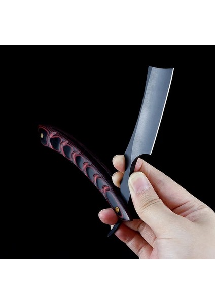 Siyah Bir Stil Ahşap Düzeltici Manuel Tıraş Makinesi Profesyonel Düz Kenar Paslanmaz Çelik Keskin Berber Jilet Katlanır Tıraş Bıçağı Tıraş Sakal Kesme (Yurt Dışından) fırsatları