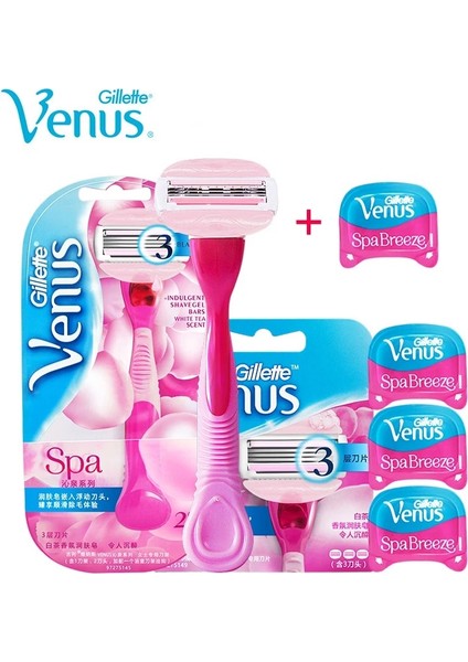 1 Saplı 5 Bıçaklı Stil Gillette Venus Spa Breeze Güvenlik Tıraş Bıçağı Bıçakları Kadın Epilasyon Kızı Için Yedekler Vns Tıraş Makinesi Tüy Dökücü Kılavuzu (Yurt Dışından)