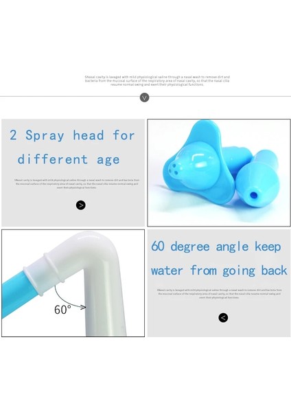 500ML Stili 1 Takım Neti Pot 500 ml Yetişkinler Çocuk Burun Irrigator Yıkama Temizleyici Burun Çocuk Yetişkin Alerjik Rinit Önlemek Neti Pot (Yurt Dışından) modelleri