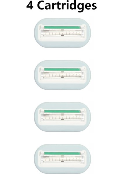 4 Kartuş Stili Maxfresh Kadın Yüz Tıraş Bıçağı 1 Metal Saplı + 2 Tıraş Bıçağı Yedek (5 Bıçaklı) Erkekler Tıraş Bıçağı Ekstra Pürüzsüz Tüy Dökücü Tıraş Makinesi (Yurt Dışından)