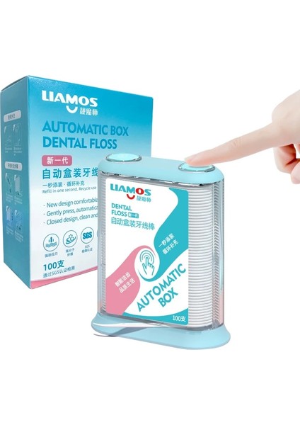 Mavi Stil Adet Kutulu Diş Ipi Çubuk Çift Çıkış Diş Hekimliği Aracı Diş Temizleme Için Interdental Fırça Oto Takviyesi Ipi Çubuk (Yurt Dışından) fiyatları