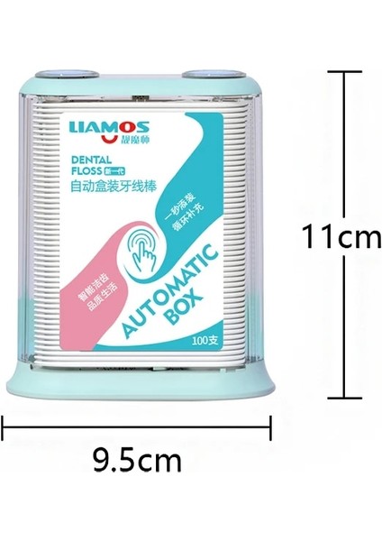 Mavi Stil Adet Kutulu Diş Ipi Çubuk Çift Çıkış Diş Hekimliği Aracı Diş Temizleme Için Interdental Fırça Oto Takviyesi Ipi Çubuk (Yurt Dışından) modelleri