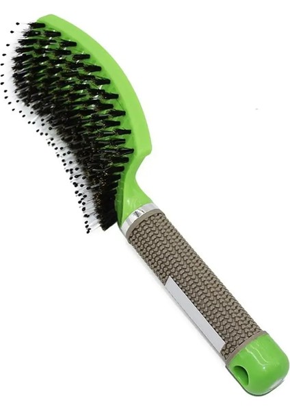 Yeşil Stil Moda Kadın Saç Derisi Masaj Tarak Kıl Naylon Saç Fırçası Islak Kıvırcık Detangle Saç Fırçası Salon Kuaförlük Şekillendirici Araçları (Yurt Dışından)