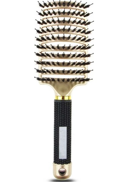 Altın Tarzı Saç Derisi Masaj Tarak Saç Fırçası Kıl Naylon Kadınlar Islak Kuru Kıvırcık Detangle Saç Fırçası Salon Kuaförlük Şekillendirici Aracı Dropship (Yurt Dışından)